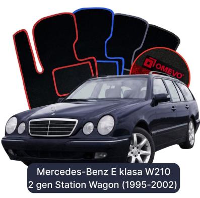 Velúrové autokoberce OMEVO pre Mercedes-Benz E klasa W210 2 gen Kombi (1995-2002)