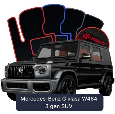 Velúrové autokoberce OMEVO pre Mercedes-Benz G klasa W464 3 gen SUV (2018-2025)