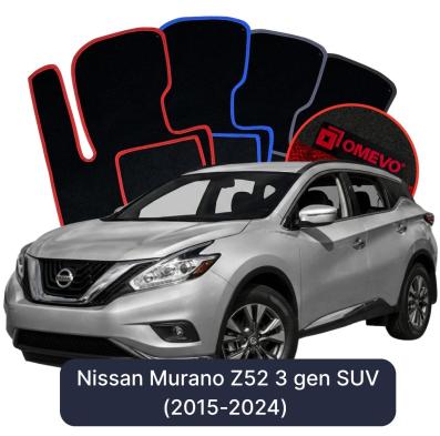 Velúrové autokoberce OMEVO pre Nissan Murano Z52 3 gen SUV (2015-2024)