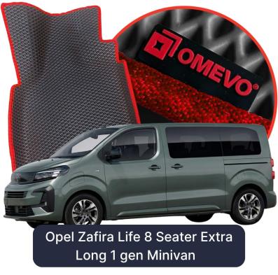 EVA autokoberce OMEVO pre Opel Zafira Life 8 mest Extra Long 1 gen Minivan (2019-2026)