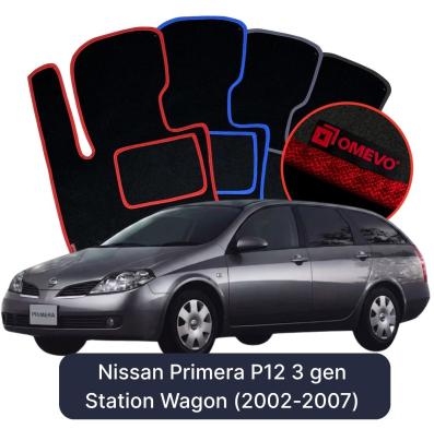 Velúrové autokoberce OMEVO pre Nissan Primera P12 3 gen Kombi (2002-2007)
