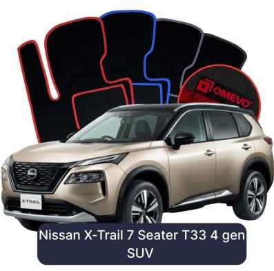 Velúrové autokoberce OMEVO pre Nissan X-Trail 7-miestny T33 4 gen SUV (2021-2025)