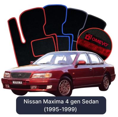 Velúrové autokoberce OMEVO pre Nissan Maxima 4 gen Sedan (1995-1999)