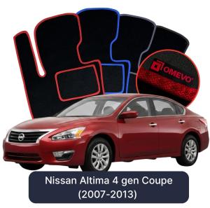 Velúrové autokoberce OMEVO pre Nissan Altima 4 gen Kupé (2007-2013)