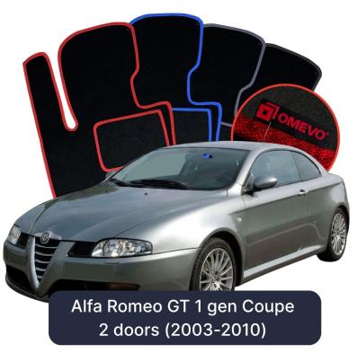 Velúrové autokoberce OMEVO pre Alfa Romeo GT 1 gen Kupé 2 dvere (2003-2010)