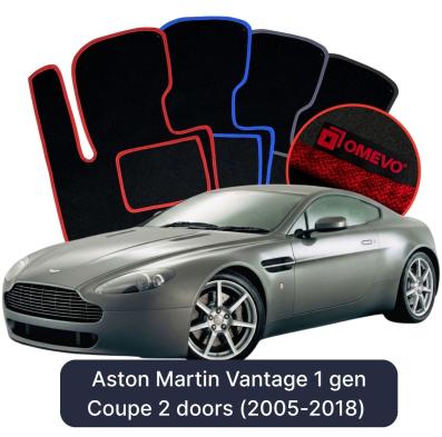 Velúrové autokoberce OMEVO pre Aston Martin Vantage 1 gen Kupé 2 dvere (2005-2018)