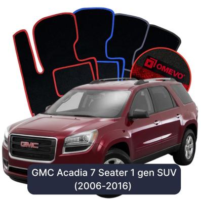 Velúrové autokoberce OMEVO pre GMC Acadia 7-miestny 1 gen SUV (2006-2016)