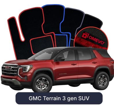 Velúrové autokoberce OMEVO pre GMC Terrain 3 gen SUV (2024-2025)