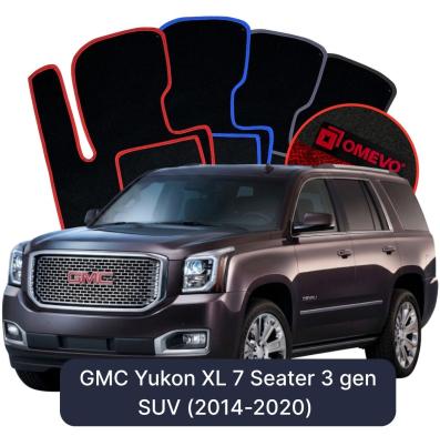 Velúrové autokoberce OMEVO pre GMC Yukon XL 7-miestny 3 gen SUV (2014-2020)