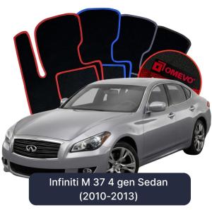 Velúrové autokoberce OMEVO pre Infiniti M 37 4 gen Sedan (2010-2013)