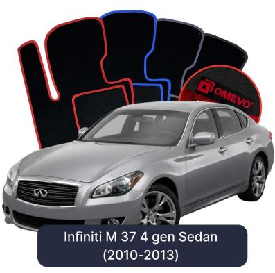 Velúrové autokoberce OMEVO pre Infiniti M 37 4 gen Sedan (2010-2013)