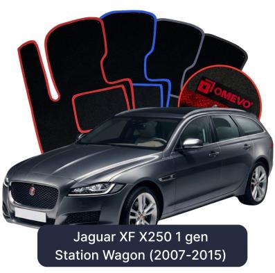 Velúrové autokoberce OMEVO pre Jaguar XF X250 1 gen Kombi (2007-2015)