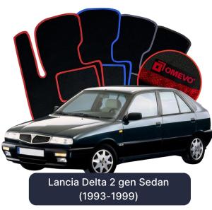 Velúrové autokoberce OMEVO pre Lancia Delta 2 gen Sedan (1993-1999)