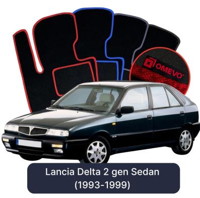 Velúrové autokoberce OMEVO pre Lancia Delta 2 gen Sedan (1993-1999)