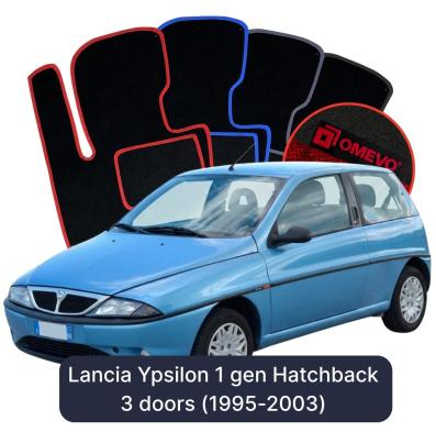 Velúrové autokoberce OMEVO pre Lancia Ypsilon 1 gen Hatchback 3 dvere (1995-2003)