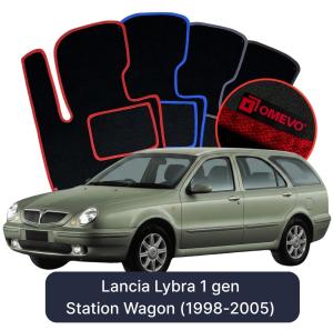 Velúrové autokoberce OMEVO pre Lancia Lybra 1 gen Kombi (1998-2005)