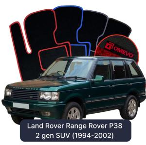 Velúrové autokoberce OMEVO pre Land Rover Range Rover P38 2 gen SUV (1994-2002)