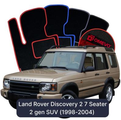 Velúrové autokoberce OMEVO pre Land Rover Discovery 7-miestny 2 gen SUV (1998-2004)