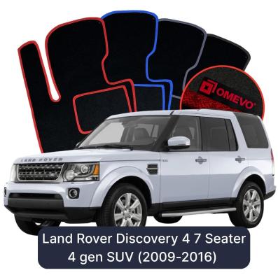 Velúrové autokoberce OMEVO pre Land Rover Discovery 4 7-miestny 4 gen SUV (2009–2016)