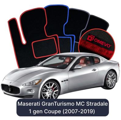 Velúrové autokoberce OMEVO pre Maserati GranTurismo MC Stradale 1 gen Kupe (2007-2019)