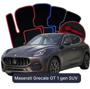 Velúrové autokoberce OMEVO pre Maserati Grecale GT 1 gen SUV (2022–2025)