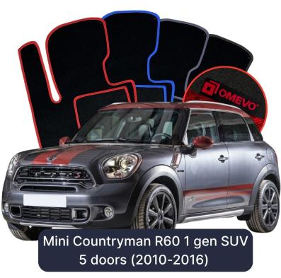 Velúrové autokoberce OMEVO pre Mini Countryman R60 1 gen SUV 5 dverí (2010-2016)