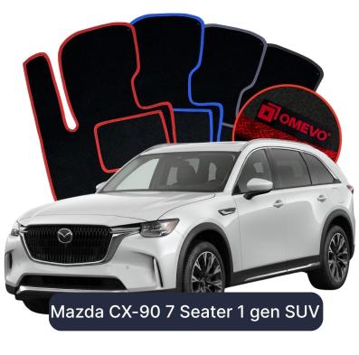 Velúrové autokoberce OMEVO pre Mazda CX-90 7 mest 1 gen SUV (2023-2026)