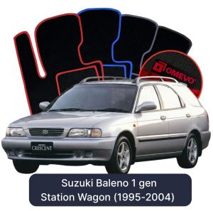 Velúrové autokoberce OMEVO pre Suzuki Baleno 1 gen Kombi (1995-2004)
