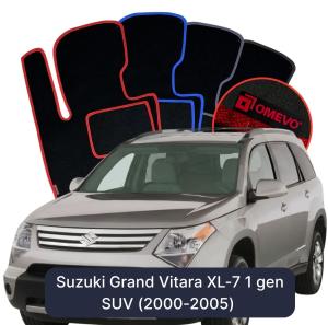 Velúrové autokoberce OMEVO pre Suzuki Grand Vitara XL-7 1 gen SUV (2000-2005)