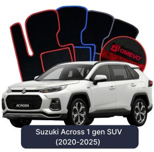 Velúrové autokoberce OMEVO pre Suzuki Across 1 gen SUV (2020-2025)