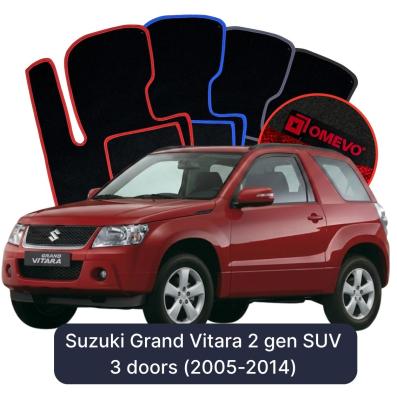 Velúrové autokoberce OMEVO pre Suzuki Grand Vitara 2 gen SUV 3 dvere (2005-2014)