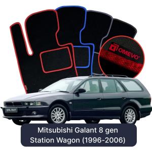 Velúrové autokoberce OMEVO pre Mitsubishi Galant 8 gen Kombi (1996-2006)