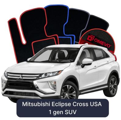 Velúrové autokoberce OMEVO pre Mitsubishi Eclipse Cross Ameriška različica 1 gen SUV (2018-2025)