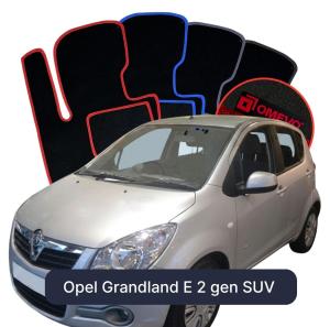 Velúrové autokoberce OMEVO pre Opel Agila 2 gen Hatchback 5 dverí (2008-2014)