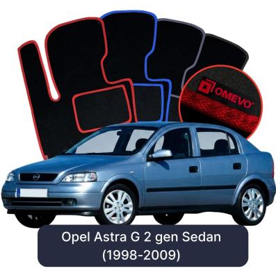Velúrové autokoberce OMEVO pre Opel Astra G 2 gen Sedan (1998-2009)