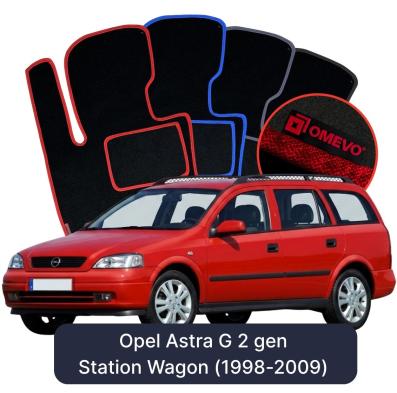 Velúrové autokoberce OMEVO pre Opel Astra G 2 gen Kombi (1998-2009)