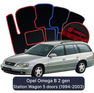 Velúrové autokoberce OMEVO pre Opel Omega B 2 gen Kombi 5 dverí (1994-2003)