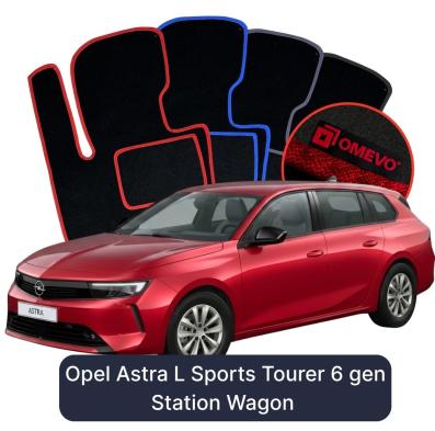 Velúrové autokoberce OMEVO pre Opel Astra L 6 gen Kombi (2022-2024)