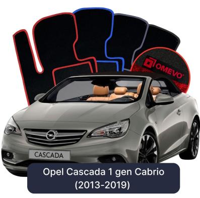 Velúrové autokoberce OMEVO pre Opel Cascada 1 gen Cabrio (2013-2019)