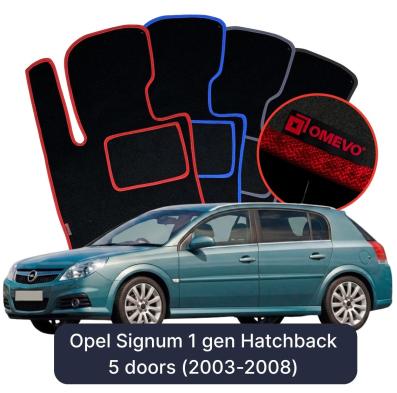 Velúrové autokoberce OMEVO pre Opel Signum 1 gen Hatchback 5 dverí (2003-2008)