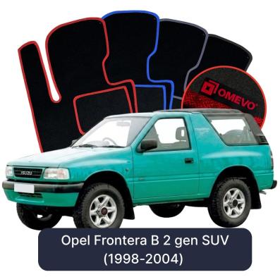 Velúrové autokoberce OMEVO pre Opel Frontera B 2 gen SUV (1998-2004)