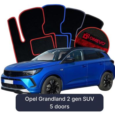Velúrové autokoberce OMEVO pre Opel Grandland 2 gen SUV 5-dverový (2024–2025)