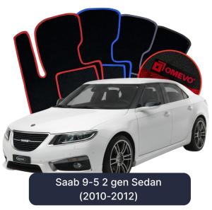 Velúrové autokoberce OMEVO pre Saab 9-5 2 gen Sedan (2010-2012)