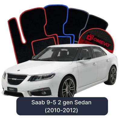 Velúrové autokoberce OMEVO pre Saab 9-5 2 gen Sedan (2010-2012)