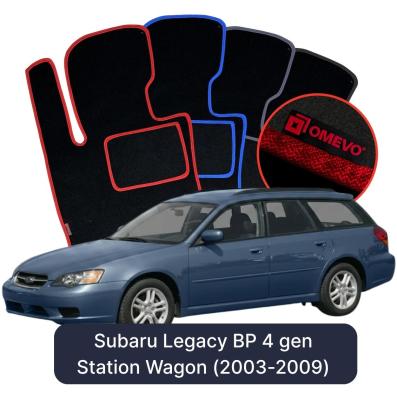 Velúrové autokoberce OMEVO pre Subaru Legacy BP 4 gen Kombi (2003-2009)
