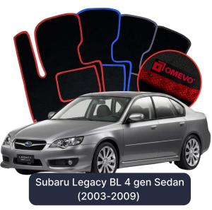 Velúrové autokoberce OMEVO pre Subaru Legacy BL 4 gen Sedan (2003-2009)