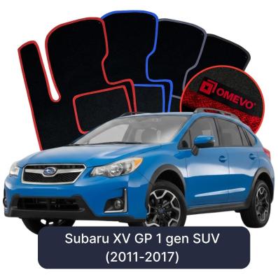 Velúrové autokoberce OMEVO pre Subaru XV GP 1 gen SUV (2011-2017)