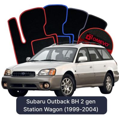 Velúrové autokoberce OMEVO pre Subaru Outback BH 2 gen Kombi (1999-2004)