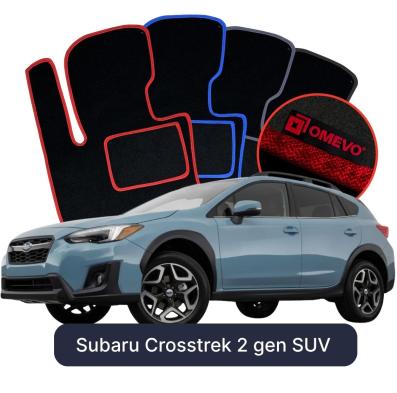 Velúrové autokoberce OMEVO pre Subaru Crosstrek  2 gen SUV (2018-2025)