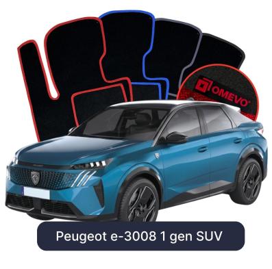 Velúrové autokoberce OMEVO pre Peugeot e-3008 1 gen SUV (2023-2025)
